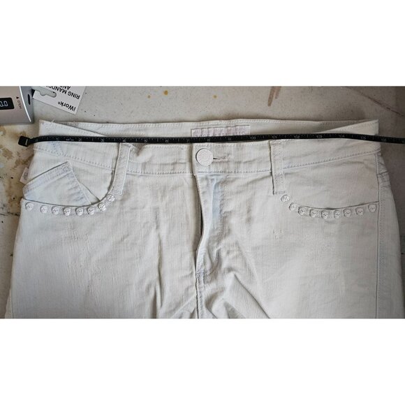 Rock & Republic Jean Cutoff Shorts W/Skull Embellishments Casual Festival - Picture 6 of 11